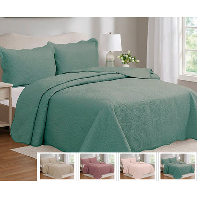 Colcha Prosa Queen 3 Peças 240x260 cm Sortida