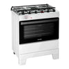 Fogao Esmaltec Ideal Piso 5 Bocas Com Mesa De Aco Inox e Acendimento Automatico Branco