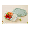 Pote De Vidro Retangular  Green Life 3 Divisórias - 1L