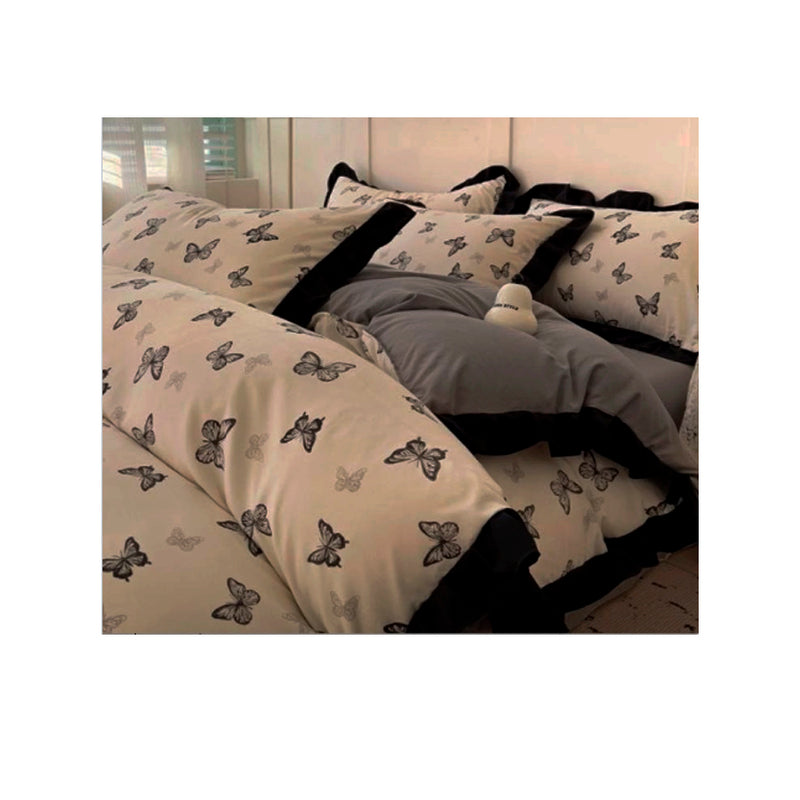 Jogo de Cama AZ Home Casal Romantic Buterfly 2,20m x 2,40m