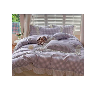 Jogo de Cama AZ Home Casal Romantic Lilas 2,20 m x 2,40 m