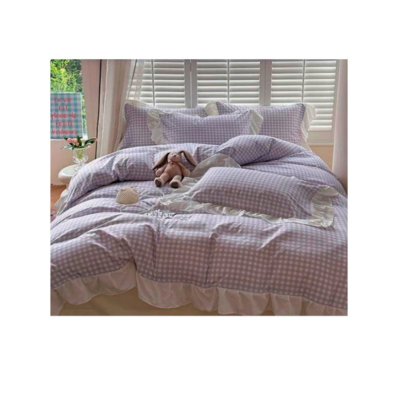 Jogo de Cama AZ Home King Romantic Lilás 2,60m x 2,80m