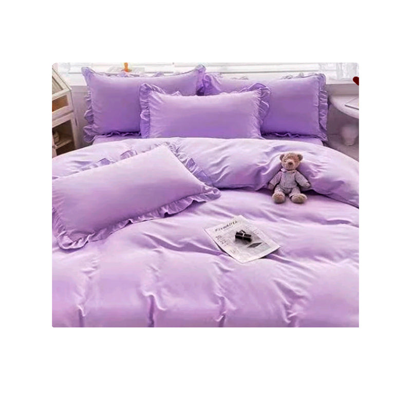 Jogo de Cama AZ Home Casal Romantic Lila 2,20m x 2,40m