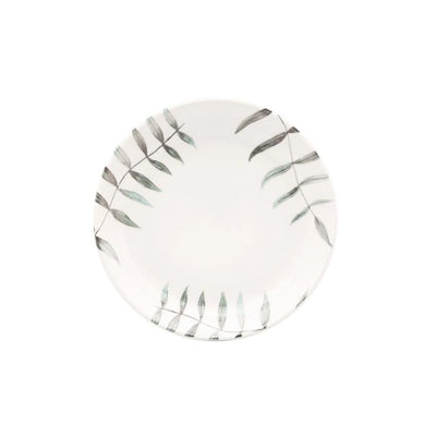 Prato Fundo Oxford Cerâmica Flat Samambaia - 20,5cm