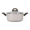 Jogo de Panelas Brinox Antiaderente Ceramic Life 5 Peças Suprema Vanilla