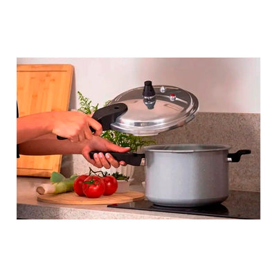 Panela de Pressão Brinox Ceramic Life - Pressure Indução Gris 4,2 Litros