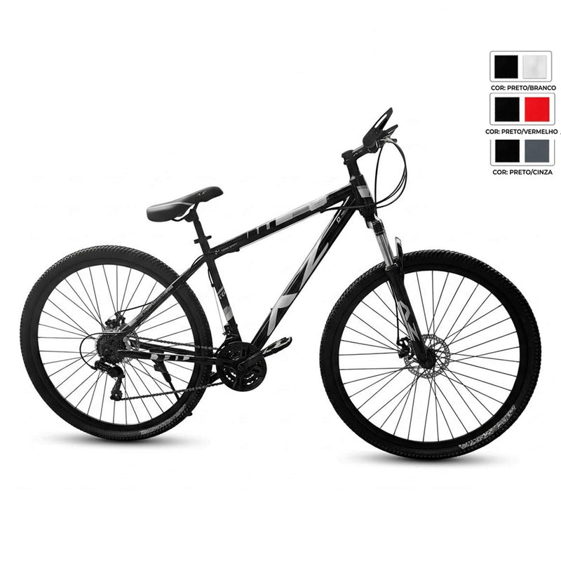 BICICLETA AZ A29 EM AÇO CARBONO - 21 MARCHAS