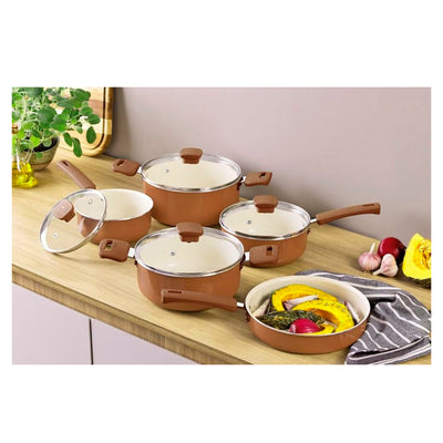 Jogo de Panelas Tramontina Veronese 5 Peças Argila