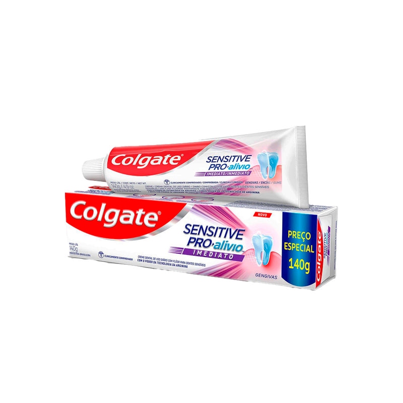 Creme Dental Colgate Sensitive Pró-Alívio Imediato Gengiva Sensível 140g