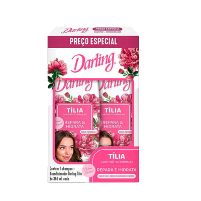 Shampoo 350ml + Condicionador 350ml Darling Tilia