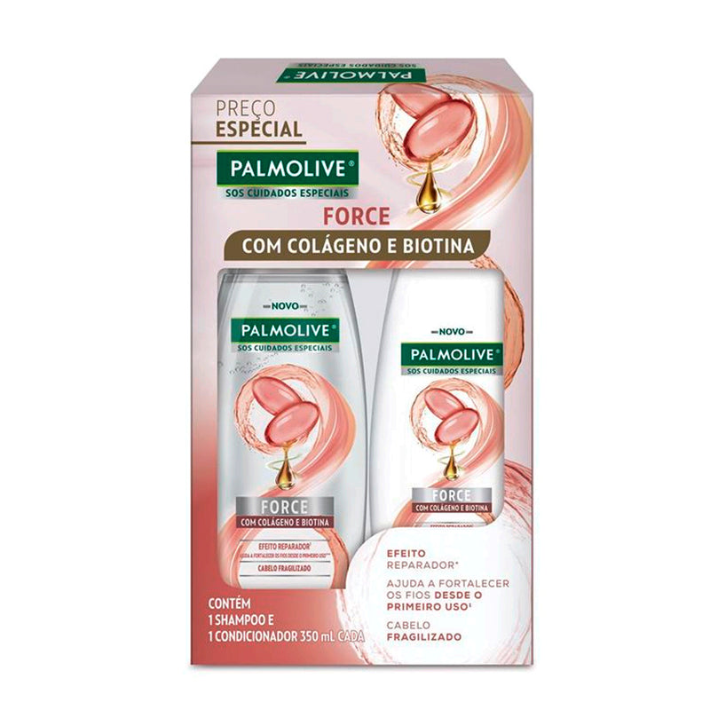 Kit Palmolive SOS Force 1 Shampoo + 1 Condicionador - 350ml