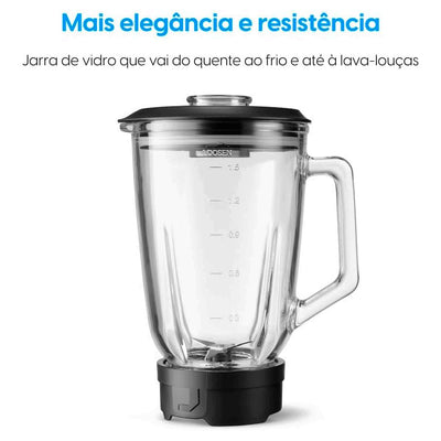 Liquidificador Super Force Elgin com Jarra de Vidro de 1,9L 900W 110V