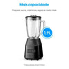 Liquidificador Super Force Elgin com Jarra de Vidro de 1,9L 900W 110V