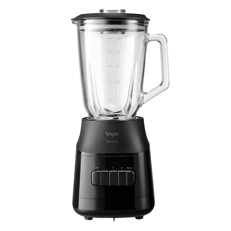 Liquidificador Super Force Elgin com Jarra de Vidro de 1,9L 900W 110V