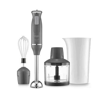 Mixer Power Inox Lunar 3 em 1 - Mistura, Tritura e Bate 600W - Elgin