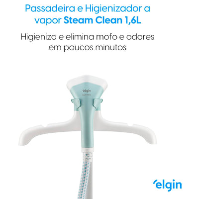 Passadeira de Roupa a Vapor Vertical Elgin 110V - Steamer, Vaporizador e Higienizador
