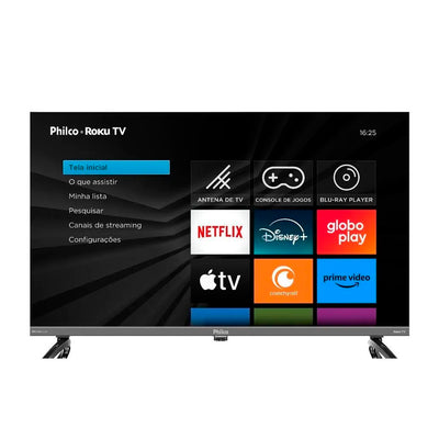 Smart Tv 43" Philco Roku Tv Hdr10 Dolby Áudio P43kra