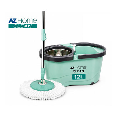 Mop Rotatório AZ Home Clean 12L Verde com Sistema Giratório 360°