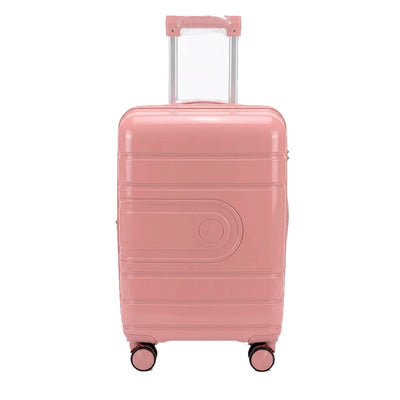 Mala de Viagem Rígida em Polipropileno 20" Rose 131 com Rodas 360°