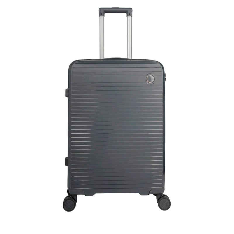 Mala de Viagem Rígida em Polipropileno 20" Black 132 com Rodas 360°