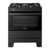 Fogão Esmaltec Ideal Top 5 Bocas Automático Mesa de Vidro - Preto - Bivolt