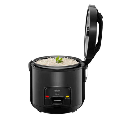 Panela Elétrica de Arroz Rizzo 5 Xícaras 400W Preta com Acessórios