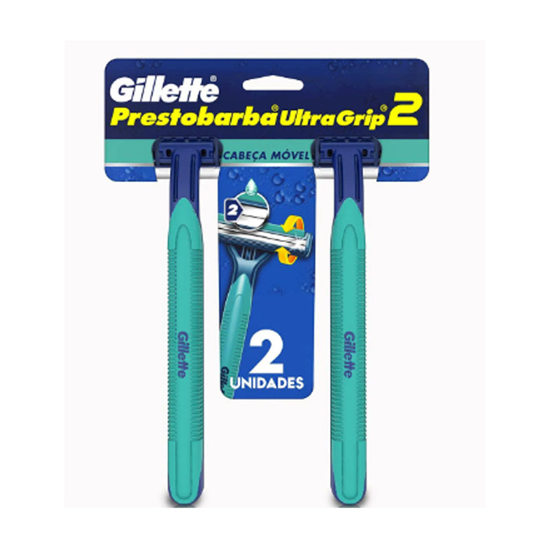 Barbeador Gillette Prestobarba Ultragrip 2 Unidades