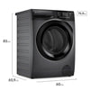 Lava & Seca 12Kg Electrolux Inverter Cinza Ônix com 8 Programas de Lavagem - LSC12 110V
