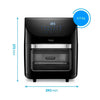 Fritadeira Air Fryer Family Oven Fry Elgin 12L 1.900W 4 em 1 com 10 funções e Painel Digital