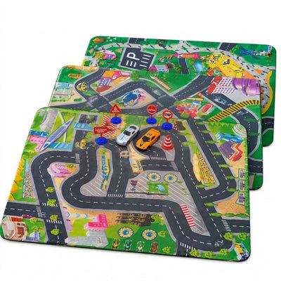Tapete Trânsito com Acessórios Estampa Sortida (1 Unidade) 70x80x1cm - Pais e Filhos