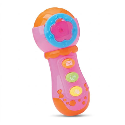 Microfone Baby Rosa - Pais e Filhos
