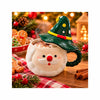 Caneca Santa Claus de Cerâmica Natalina