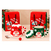 Caneca Natalina com Tampa, Colher e Embalagem para Presente - 300ml