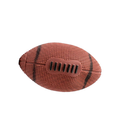 Brinquedo Pet Bola de Futebol Americano em Borracha Macia -15cm