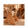 Arranhador Para Gatos Rolo Giratório Sisal Madeira Premium Patinha
