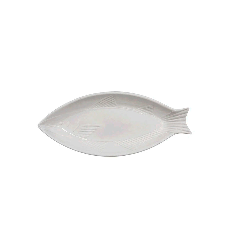 Prato de Cerâmica Peixe - 41x19x3cm