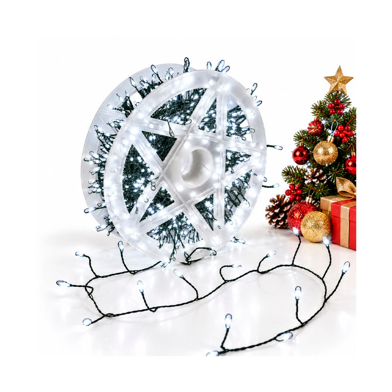 Fio de Fada Luz LED em Carretel 600 LEDs  Branco Frio - 30m