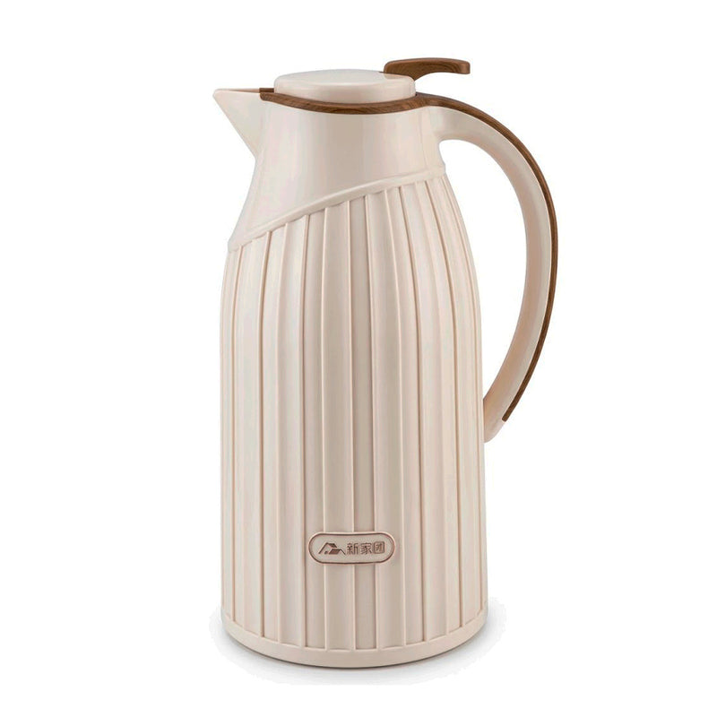 Garrafa Térmica Canelada Branca - 1,6L