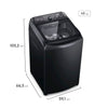Lavadora Automatica Electrolux Efficient 14,5KG Filtro Fiapos Jet&Clean Preto 127V
