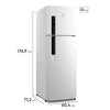 Geladeira Electrolux Frost Free 380L AutoSense Inverter Duplex Branca (IF41)