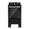 Fogão De Piso Fischer 4 Bocas Gran Cheff Gás  Bivolt - Preto