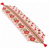 Caminho de Mesa Jacquard Natalino Bolas - 33x178 cm