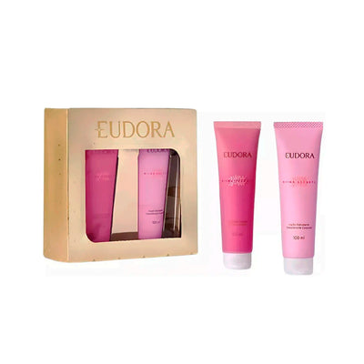 Kit Eudora Niina Secrets Loção Hidratante Desodorante Corporal 100ml + Sabonete Líquido em Calda 100ml