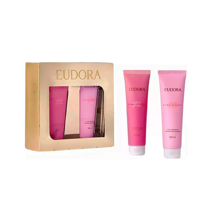 Kit Eudora Niina Secrets Loção Hidratante Desodorante Corporal 100ml + Sabonete Líquido em Calda 100ml