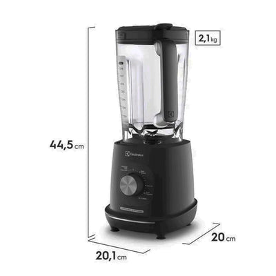 Liquidificador Electrolux 1500W 3.2L Efficient TriForce 15 Velocidades Cinza - 127V