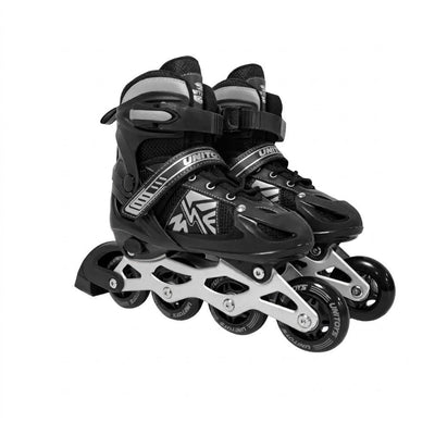 Patins Inline Preto Tamanho 34-37 (M) - Unitoys