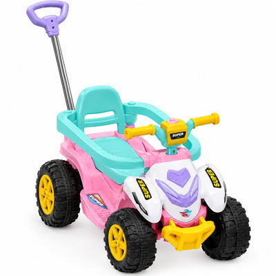 Quadriciclo Infantil Menina Princesas Empurrador - Unitoys