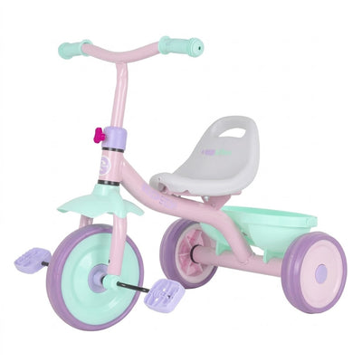 Triciclo Infantil Com Pedais E Cestinha - Candy Pink