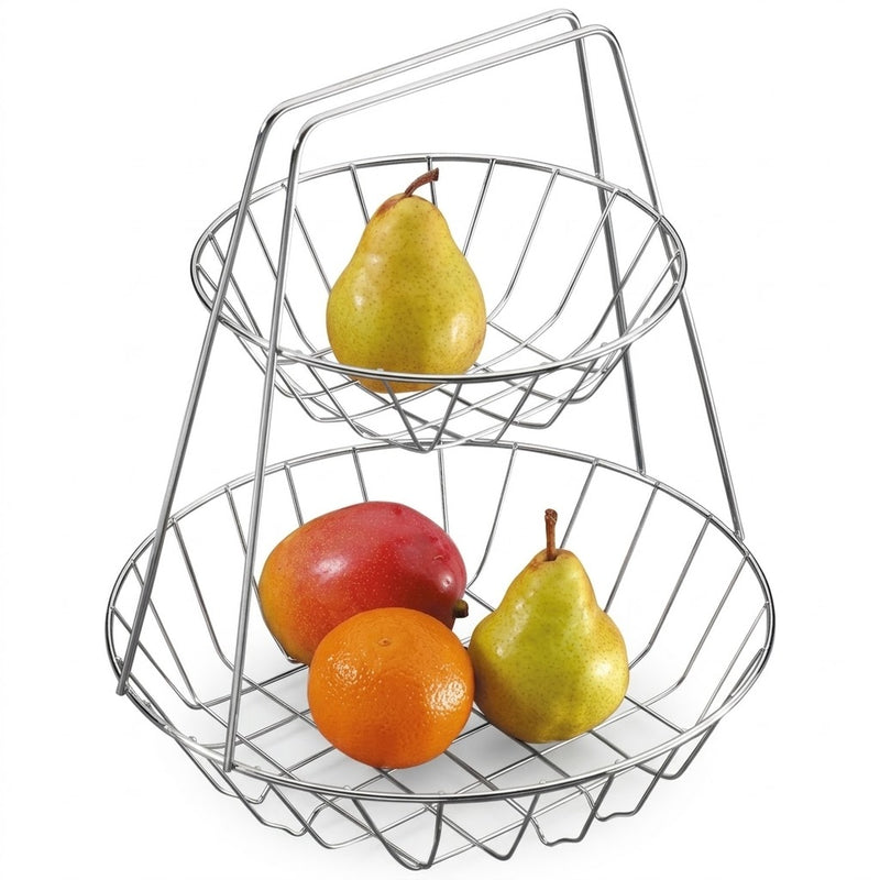Fruteira Schimitt Com 2 Níveis - Cromada