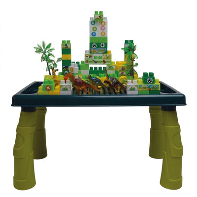 Mesinha Bricks Dinos 80 Peças - Pais e Filhos